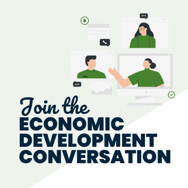 Join the Economic Development Conversation graphic