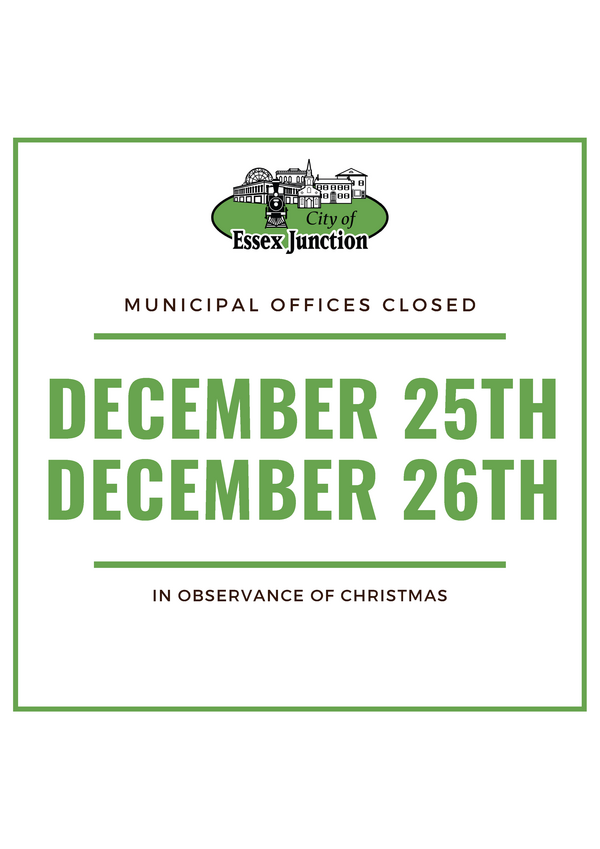 Christmas closure sign