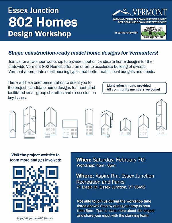 text graphic for 802 Homes Workshop