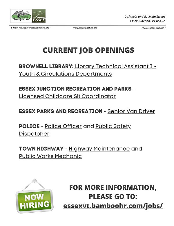 Current Jobs